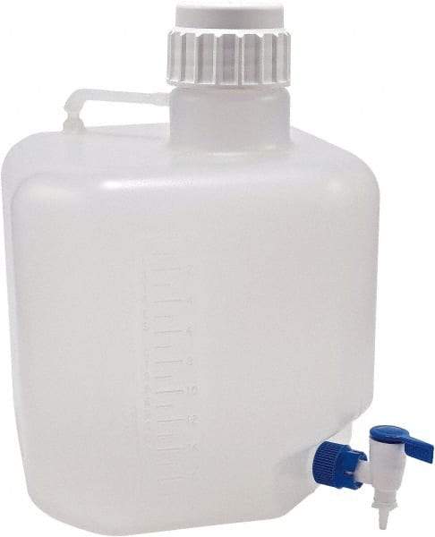 Dynalon Labware - 20,000 mL Carboy - Polypropylene, Translucent, 16-1/2" High x 11.8" Diam, 90mm Cap - Industrial Tool & Supply