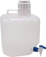 Dynalon Labware - 20,000 mL Carboy - Polypropylene, Translucent, 16-1/2" High x 11.8" Diam, 90mm Cap - Industrial Tool & Supply