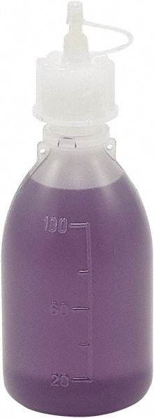 Dynalon Labware - 100 mL Dispensing Bottle - Polyethylene, Translucent, 5" High x 1.9" Diam, 15mm Cap - Industrial Tool & Supply