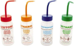 Dynalon Labware - 250 mL Safety Wash Bottle - Polyethylene, Translucent, 5.7" High x 2.4" Diam, 50mm Cap - Industrial Tool & Supply