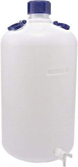 Dynalon Labware - 50,000 mL Carboy - Polyethylene, Translucent, 14.4" High x 13.8" Diam - Industrial Tool & Supply