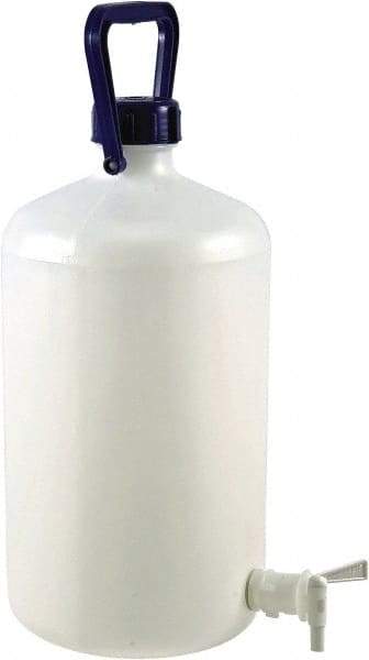 Dynalon Labware - 10,000 mL Carboy - Polyethylene, Translucent, 8.3" High x 8.3" Diam - Industrial Tool & Supply
