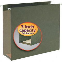 SMEAD - 12-1/4 x 9-1/2", Letter Size, Standard Green, Hanging File Folder - 11 Point Stock - Industrial Tool & Supply