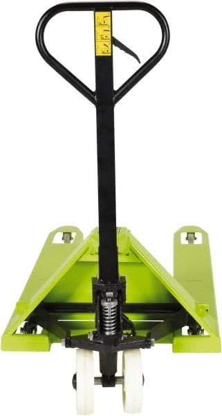 Vestil - 5,500 Lb Capacity, 7-3/4" Lift Hand Pallet Truck - 3-1/4" to 7-3/4" Lift Height, 48" Fork Length x 27" Fork Width, 27" Overall Width - Industrial Tool & Supply