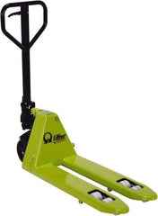 Vestil - 5,500 Lb Capacity, 7-7/8" Lift Hand Pallet Truck - 3-3/8" to 7.88" Lift Height, 32" Fork Length x 16" Fork Width, 15-3/4" Overall Width - Industrial Tool & Supply