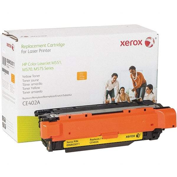 Xerox - Yellow Toner Cartridge - Use with HP Color LaserJet Enterprise 500 MFP, M551, M575, M570 - Industrial Tool & Supply