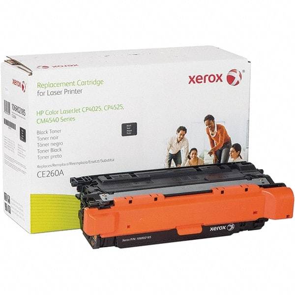 Xerox - Black Toner Cartridge - Use with HP Color LaserJet CP4025, CP4525, CM4540 - Industrial Tool & Supply