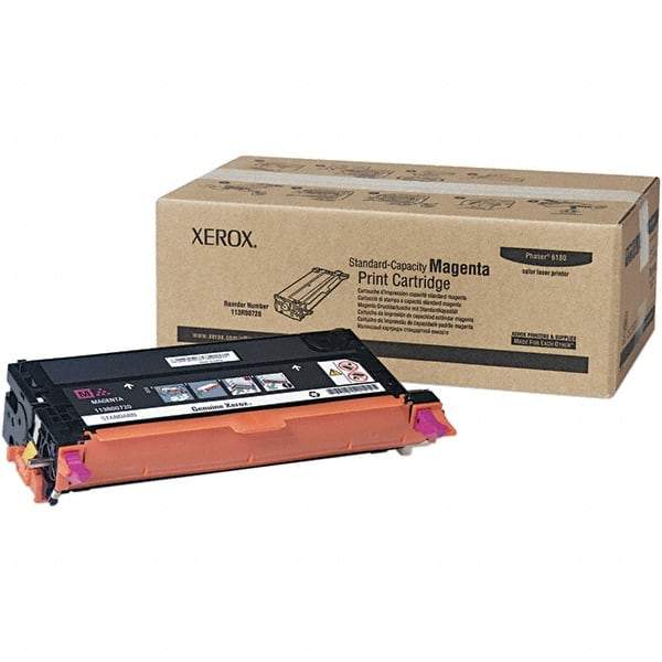Xerox - Magenta Toner Cartridge - Use with Xerox Phaser 6180 - Industrial Tool & Supply