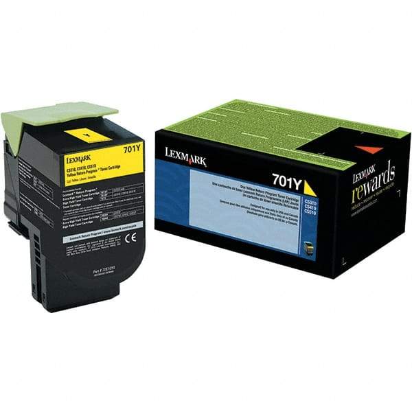 Lexmark - Yellow Toner Cartridge - Use with Lexmark CS310dn, CS310n, CS410n - Industrial Tool & Supply