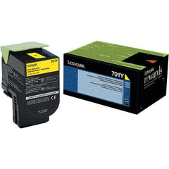 Lexmark - Yellow Toner Cartridge - Use with Lexmark CS310dn, CS310n, CS410n - Industrial Tool & Supply