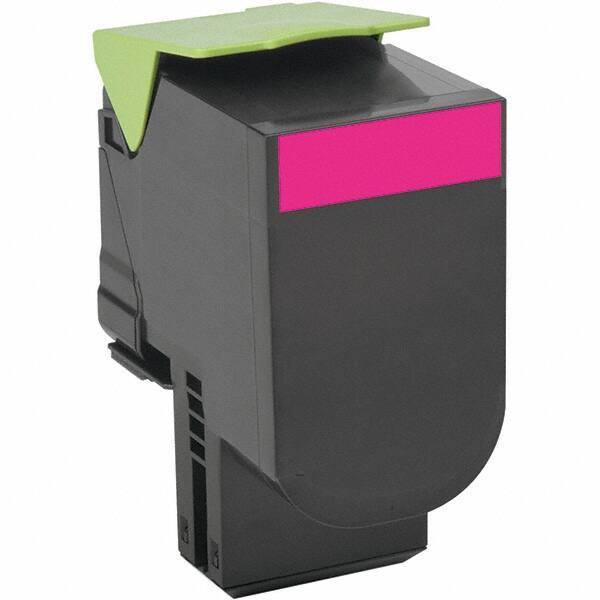 Lexmark - Magenta Toner Cartridge - Use with Lexmark CX410E, CX310N, CX510DE, CX410DE, CX510DHE, CX510DTHE, CX410DTE, CX310DN - Industrial Tool & Supply