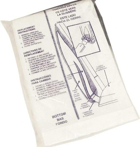 Clarke - Paper Vacuum Bag - For Reliavac Upright Vacuums - Industrial Tool & Supply