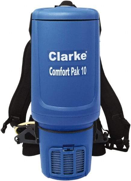 Clarke - Backpack Vacuum Cleaner - 120 Volts, 10 Amps, Accessories Included - Industrial Tool & Supply