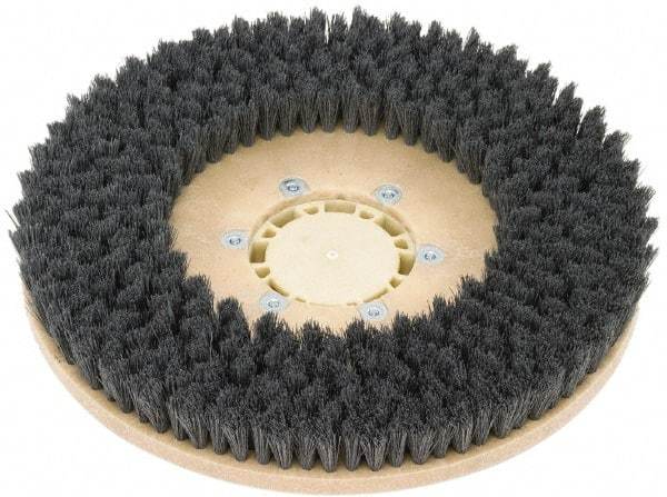 Clarke - 26" Diam Scrubbing Brush - 26" Machine, Black Pad, Polypropylene - Industrial Tool & Supply