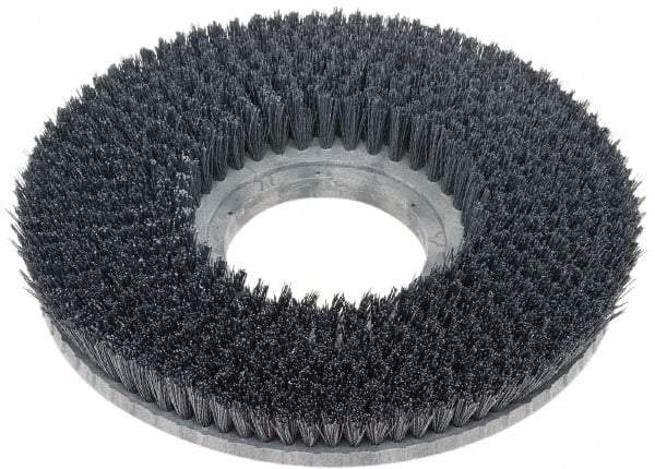 Clarke - 14" Diam Scrubbing Brush - 14" Machine, Black Pad, Polypropylene - Industrial Tool & Supply