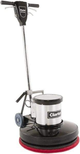 Clarke - 20" Cleaning Width, Electric Multi Purpose Floor Machine - 1.5 hp, 185 RPM - Industrial Tool & Supply