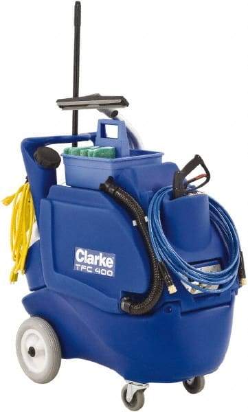 Clarke - 12" Cleaning Width, Electric Multi Purpose Floor Machine - 81" Water Lift, 20 Gal Tank Capacity - Industrial Tool & Supply