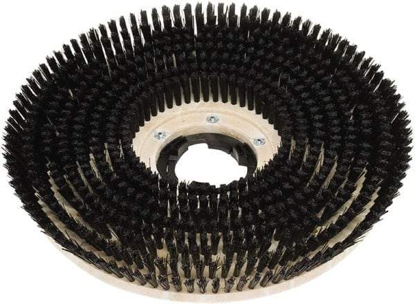 Clarke - 20" Diam Scrubbing Brush - 20" Machine, Black Pad, Polypropylene - Industrial Tool & Supply
