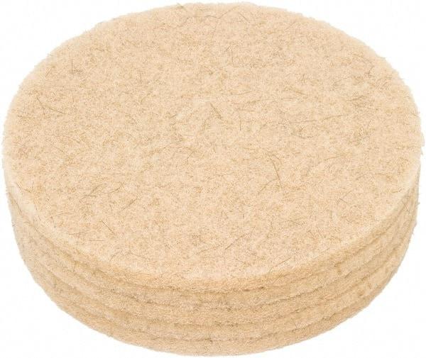 Clarke - 20" Diam Floor Pad - 20" Machine, Tan Pad, Polyester - Industrial Tool & Supply