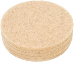 Clarke - 20" Diam Floor Pad - 20" Machine, Tan Pad, Polyester - Industrial Tool & Supply