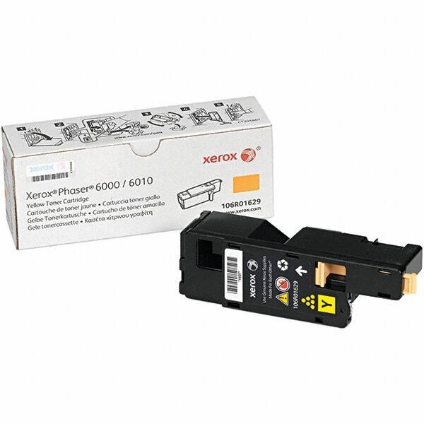 Xerox - Yellow Toner Cartridge - Use with Xerox Phaser 6010 - Industrial Tool & Supply