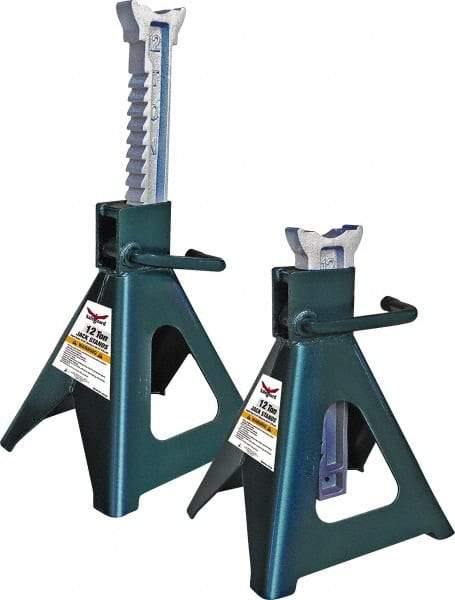 Safeguard - 24,000 Lb Capacity Jack Stand - 19-11/16 to 30-1/4" High - Industrial Tool & Supply