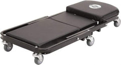 Omega Lift Equipment - 450 Lb Capacity, 6 Wheel Convertible Creeper - Alloy Steel, 41.22" Long x 6-3/4" Overall Height x 19" Wide - Industrial Tool & Supply