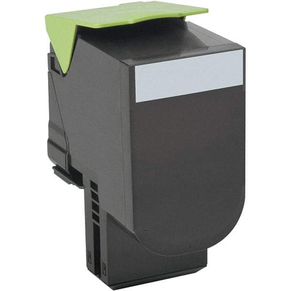 Lexmark - Black Toner Cartridge - Use with Lexmark CX410E, CX310N, CX510DE, CX410DE, CX510DHE, CX510DTHE, CX410DTE, CX310DN - Industrial Tool & Supply