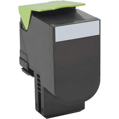 Lexmark - Black Toner Cartridge - Use with Lexmark CX410E, CX310N, CX510DE, CX410DE, CX510DHE, CX510DTHE, CX410DTE, CX310DN - Industrial Tool & Supply