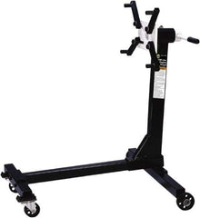 Omega Lift Equipment - 750 Lb Capacity Engine Repair Stand - 36-3/4 to 36-3/4" High, 31-1/2" Chassis Width x 31-1/2" Chassis Length - Industrial Tool & Supply