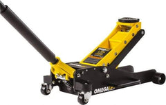 Omega Lift Equipment - 3 Ton Capacity Service Floor Jack - 3-3/4 to 18-1/2" High - Industrial Tool & Supply