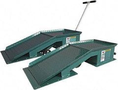 Safeguard - Wheel Step for Trucks & SUV Vehicles - 40,000 Lb Capacity, 9-1/2" Max Height, 18" Step Width x 45" Step Depth - Industrial Tool & Supply