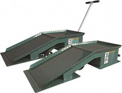 Safeguard - Wheel Step for Trucks & SUV Vehicles - 40,000 Lb Capacity, 9-1/2" Max Height, 13" Step Width x 45" Step Depth - Industrial Tool & Supply