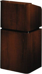 Oklahoma Sound - Wood Full Floor Lectern - 20-1/2" Deep x 24" Wide x 48" High - Industrial Tool & Supply