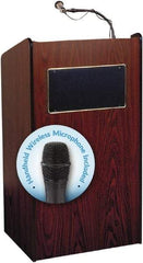Oklahoma Sound - Wood Full Floor Lectern - 20" Deep x 25" Wide x 46" High - Industrial Tool & Supply