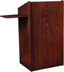 Oklahoma Sound - Wood Full Floor Lectern - 20" Deep x 25" Wide x 46" High - Industrial Tool & Supply