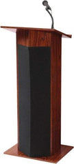 Oklahoma Sound - Wood Full Floor Lectern - 17" Deep x 22" Wide x 46" High - Industrial Tool & Supply