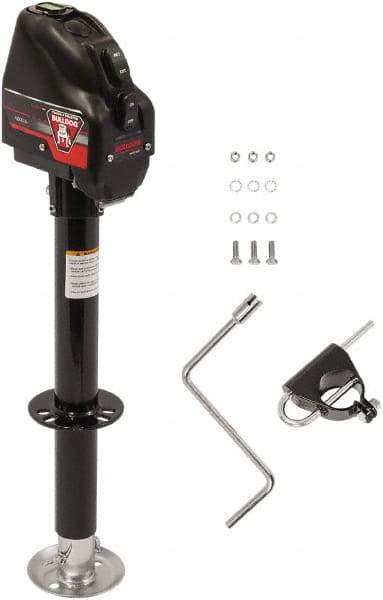 Bulldog - Powered A-Frame Tongue Jack - 4,000 Lb Load Capacity - Industrial Tool & Supply