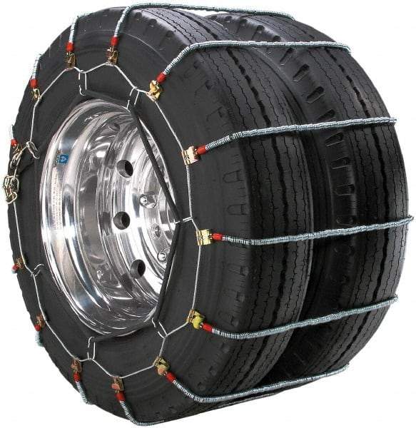 Peerless Chain - Dual Axle Tire Chains - For Use with 8.25-20, 9-22.5, 235/80-22.5, 245/80-22.5, 255/70-22.5, 255/75-22.5 - Industrial Tool & Supply