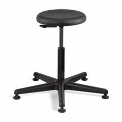 Bevco - Swivel & Adjustable Stools Type: Adjustable Backless Stool Base Type: Nylon - Industrial Tool & Supply