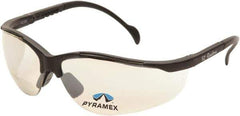 PYRAMEX - +2, Indoor/Outdoor Mirror Lenses, Scratch Resistant, Framed Magnifying Safety Glasses - UV Protection, Adjustable Temples, Black Nylon Frame, ANSI Z87.1, CSA Z94.3-07 - Industrial Tool & Supply