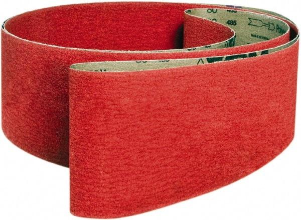 VSM - 2" Wide x 72" OAL, 40 Grit, Ceramic Abrasive Belt - Ceramic, Coarse, Coated, X Weighted Cloth Backing, Wet/Dry - Industrial Tool & Supply