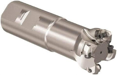 Seco - R217 32mm Weldon Shank Milling Tip Insert Holder & Shank - 3.110236" Projection, 1" Neck Diam, M16 Neck Thread, 40mm Nose Diam, 115mm OAL, Tool Steel Tool Holder - Industrial Tool & Supply