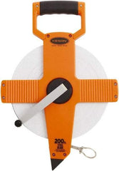 Keson - 200' x 3/8" Tape Measure - 1/10 & 1/100" Graduation - Industrial Tool & Supply