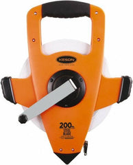 Keson - 200' x 3/8" Tape Measure - 1/10 & 1/100" Graduation - Industrial Tool & Supply