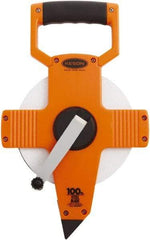 Keson - 100' x 3/8" Tape Measure - 1/10 & 1/100" Graduation - Industrial Tool & Supply