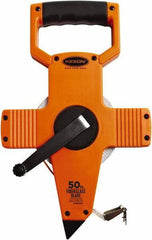 Keson - 50' x 1/2" Tape Measure - 1/8, 1/10 & 1/100" Graduation - Industrial Tool & Supply