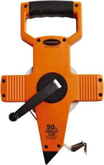 Keson - 50' x 1/2" Tape Measure - 1/10 & 1/100" Graduation - Industrial Tool & Supply