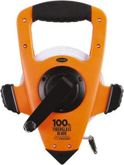 Keson - 100' x 1/2" Tape Measure - 1/10" Graduation - Industrial Tool & Supply