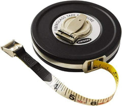 Keson - 50' x 1/2" Tape Measure - 1/8, 1/10 & 1/100" Graduation - Industrial Tool & Supply